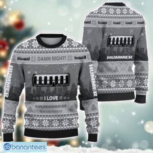 Hummer Damn Right I Lover Hummer Now And Forever 3D Ugly Christmas Sweater Christmas Gift Product Photo 1