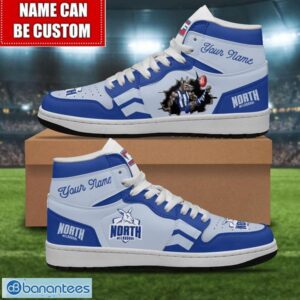 North Melbourne Sneakers Custom Name Limited Air Jordan Hightop Shoes JD1 Sneakers Product Photo 1