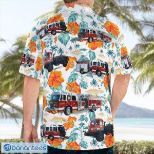 Sanibel, Florida, Sanibel Fire Rescue District Yellow Flower Hawaiian Shirt Beach Shirt For Men And Women Product Photo 2