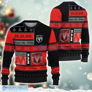 Ram truck Logo Ugly Christmas Sweater For Fans Men And Women Christmas Gift Ideas Product Photo 1