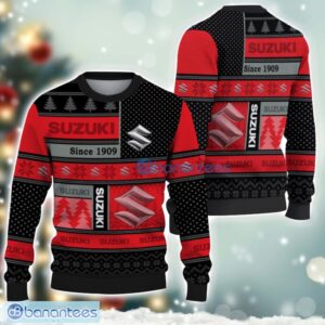 Suzuki Logo Ugly Christmas Sweater For Fans Men And Women Christmas Gift Ideas Product Photo 1