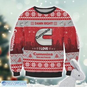 Cummins Damn Right I Lover Cummins Now And Forever 3D Ugly Christmas Sweater Christmas Gift Product Photo 2