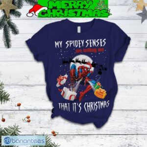 Spiderman My Spidey Senses Are Telling Me That It Is Christmas Fleece Pajamas Set Full Print Christmas For Women - Spiderman My Spidey Senses Are Telling Me That It Is Christmas Fleece Pajamas Set-4