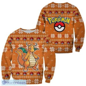 Pokemon Dragonite Ugly Christmas Sweater Custom Xmas Gift Men Women Christmas Gift Product Photo 1