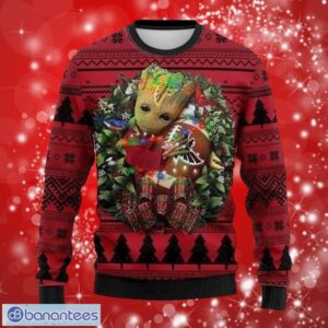 NFL Atlanta Falcons Groot Hug Christmas Full Over Print Gifts Christmas 3D Sweater Shirt Product Photo 1