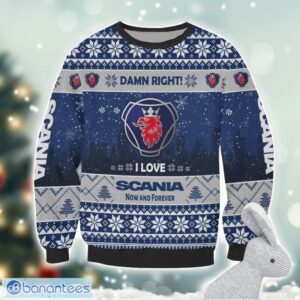 Scania Damn Right I Lover Scania Now And Forever 3D Ugly Christmas Sweater Christmas Gift Product Photo 2