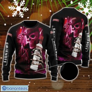 Skull Smirnoff Vodka All Over Print 3D Sweater For Men And Women Product Photo 1