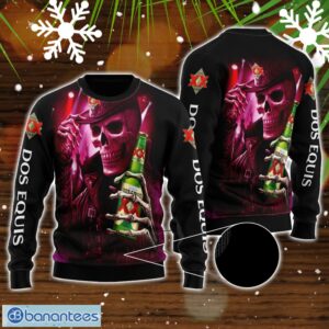 Skull Dos Equis All Over Print 3D Sweater For Men And Women Product Photo 1