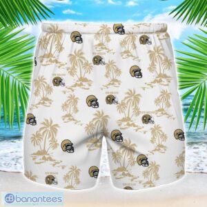 Coconut design Logo New Orleans Team Hawaiian And Shorts All Printed Beach Set For Fans Custom Name Product Photo 2