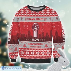 Kenworth Damn Right I Lover Kenworth Now And Forever 3D Ugly Christmas Sweater Christmas Gift Product Photo 2