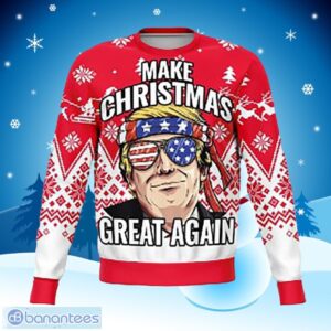 Amazing Christmas Agian Red Sweater Full Over Print Gifts Christmas 3D Sweater Shirt Product Photo 1
