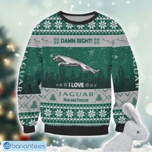 Jaguar Damn Right I Lover Jaguar Now And Forever 3D Ugly Christmas Sweater Christmas Gift Product Photo 2
