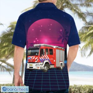 Dordrecht, Netherlands, Brandweer Zuid-Holland Zuid Hawaiian Shirt Product Photo 2