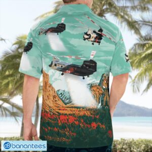 Los Angeles County Fire Department Boeing CH-47D Chinook Helitanker Beach Hawaiian Shirt Summer Gift Product Photo 4