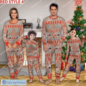 US Coast Guard H-65 Dolphin H65 USCG Ugly Christmas Aircraft Pajamas Set Family Army Gift - US Coast Guard H-65 Dolphin H65 USCG Aircraft Pajamas Set Family Photo Red