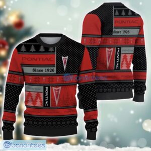 Pontiac Logo Ugly Christmas Sweater For Fans Men And Women Christmas Gift Ideas Product Photo 1