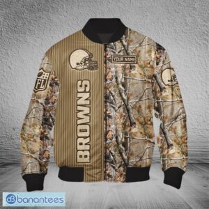 Cleveland Browns 3D Hoodie, Bomber, 3D T Shirt Veteran All OVer Print For Fans Custom Name - Cleveland Browns All OVer Print 3D Hoodie_7