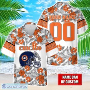 Chicago Team Hawaiian And Shorts All Printed Beach Set For Fans Custom Name Product Photo 1
