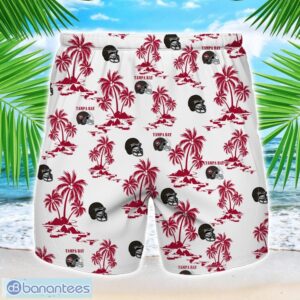 Coconut design Logo Tampa Bay Team Hawaiian And Shorts All Printed Beach Set For Fans Custom Name Product Photo 2
