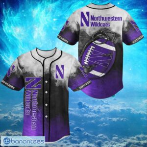NACC Northwestern Wildcats Logo Design For Fans Baseball 3D Shirt Jersey Shirt Product Photo 1