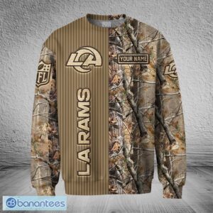 Los Angeles Rams 3D Hoodie, Bomber, 3D T Shirt Veteran All OVer Print For Fans Custom Name - Los Angeles Rams All OVer Print 3D Hoodie_3