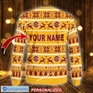 NEW Snowfall Bethune Cookman Wildcats Ugly Christmas Sweater Gift For Men And Women Custom Name - NCAA2 Bethune Cookman Wildcats Ugly Christmas Sweater For Men And Women Photo 2