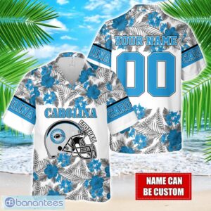 Carolina Team Hawaiian And Shorts All Printed Beach Set For Fans Custom Name Product Photo 1