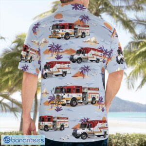 Maryland, Howard County Department of Fire and Rescue Services - Rivers Park - Station 10 Hawaiian Shirt Beach Shirt For Men And Women Product Photo 2
