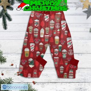 Starbucks Merry Christmas Pajamas Set For Christmas - Starbucks Merry Christmas Pajamas Set-2