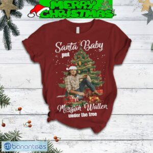 Santa Baby Put Morgan Walker Under The Tree Christmas Fleece Pajamas Set For Women Gift Christmas - Santa Baby Put Morgan Walker Under The Tree Christmas Fleece Pajamas Set-4