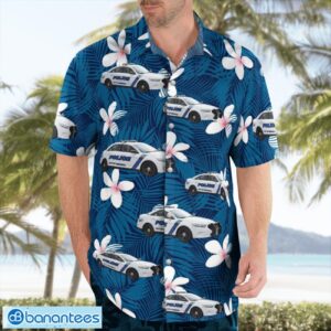 New York, City of Peekskill Police Car Aloha Hawaiian Shirt Product Photo 4
