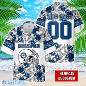 Indianapolis Team Hawaiian And Shorts All Printed Beach Set For Fans Custom Name Product Photo 1