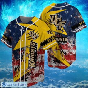 NCAA Ucf Knights Logo Design Baseball Jersay Shirt Full Print Product Photo 1