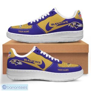 Personalized Name Baltimore Ravens Ultra Air Force Shoes Sport Gift Product Photo 1