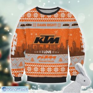 KTM Damn Right I Lover KTM Now And Forever 3D Ugly Christmas Sweater Christmas Gift Product Photo 2