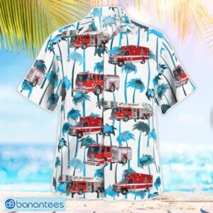 West Springfield, Massachusetts, West Springfield Fire Department Aloha Hawaiian Shirt Product Photo 3