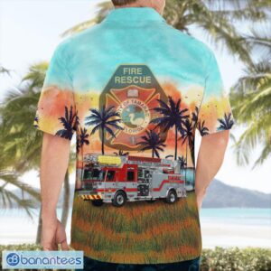 Tamarac, Broward County, Florida, Tamarac Fire Department Hawaiian Shirt Product Photo 2