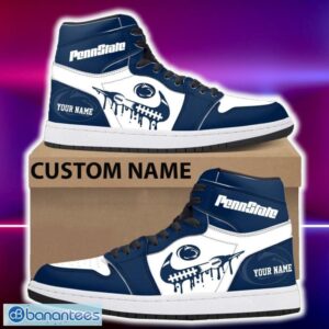 Penn State Nittany Lions Air Jordan Hightop Shoes New Custom Name For Fans Gift Sneaker - Penn State Nittany Lions Air Jordan Hightop Shoes Photo 4