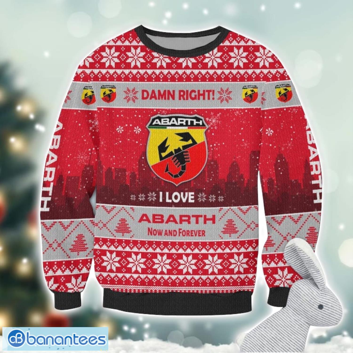 abarth damn right i lover abarth now and forever 3d ugly christmas sweater christmas gift 1 image Abarth Damn Right I Lover Abarth Now And Forever 3D Ugly Christmas Sweater Christmas Gift Product Photo 2