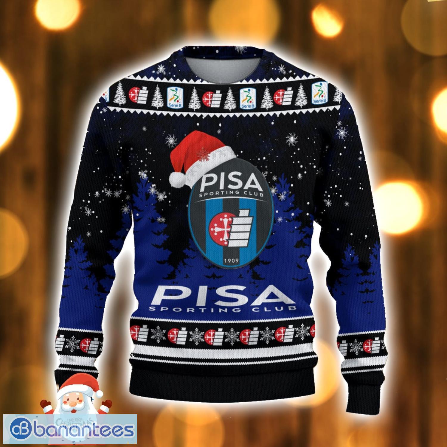 ac pisa 1909 ugly christmas sweater holiday gift ideas for men and women 1 image AC Pisa 1909 Ugly Christmas Sweater Holiday Gift Ideas For Men And Women Product Photo 2