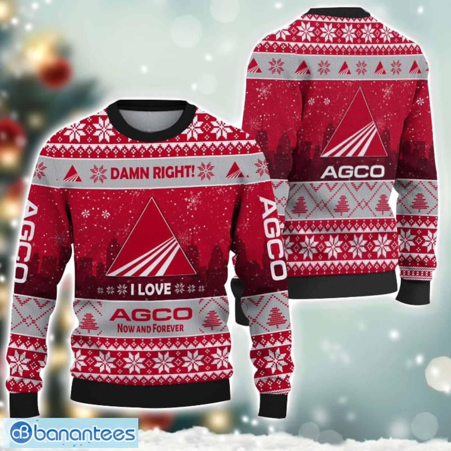 agco allis damn right i lover agco now and forever 3d ugly christmas sweater christmas gift image AGCO Allis Damn Right I Lover AGCO Now And Forever 3D Ugly Christmas Sweater Christmas Gift Product Photo 1