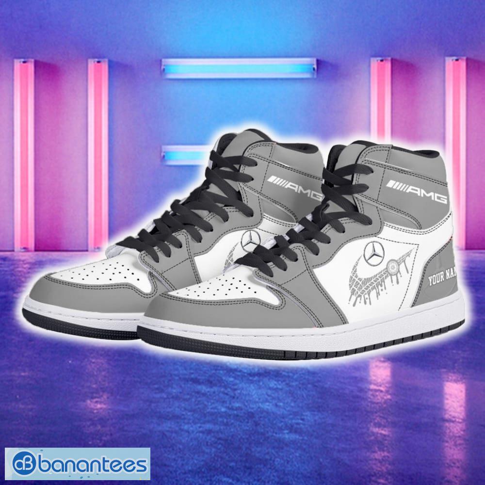 amg car air jordan 1 hightop shoes new for fans gift aj1 sneaker custom name 1 image AMG Car Air Jordan 1 Hightop Shoes New For Fans Gift AJ1 Sneaker Custom Name - AMG Air Jordan 1 Hightop Shoes_5
