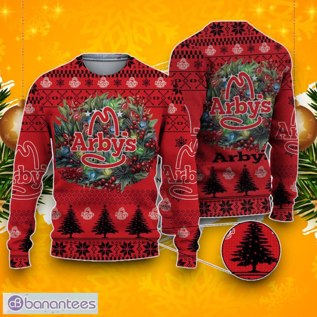 arbys ugly christmas sweater gift for christmas image Arby's Ugly Christmas Sweater Gift For Christmas Product Photo