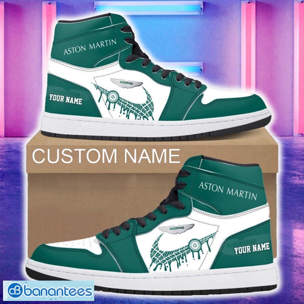 aston martin car air jordan 1 hightop shoes new for fans gift aj1 sneaker custom name image Aston Martin Car Air Jordan 1 Hightop Shoes New For Fans Gift AJ1 Sneaker Custom Name - Aston_Martin Air Jordan 1 Hightop Shoes_4