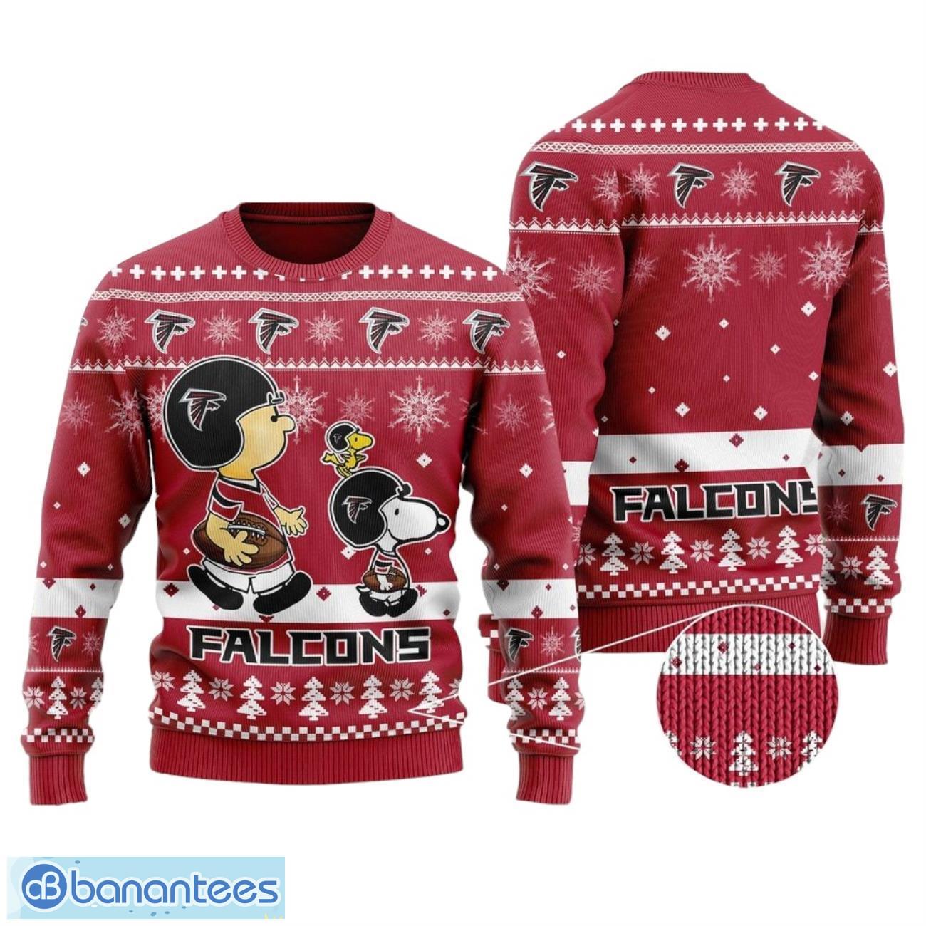atlanta falcons sweater shirt funny charlie brown peanuts snoopy christmas all over print sweater image Atlanta Falcons Sweater Shirt Funny Charlie Brown Peanuts Snoopy Christmas All Over Print Sweater Product Photo 1