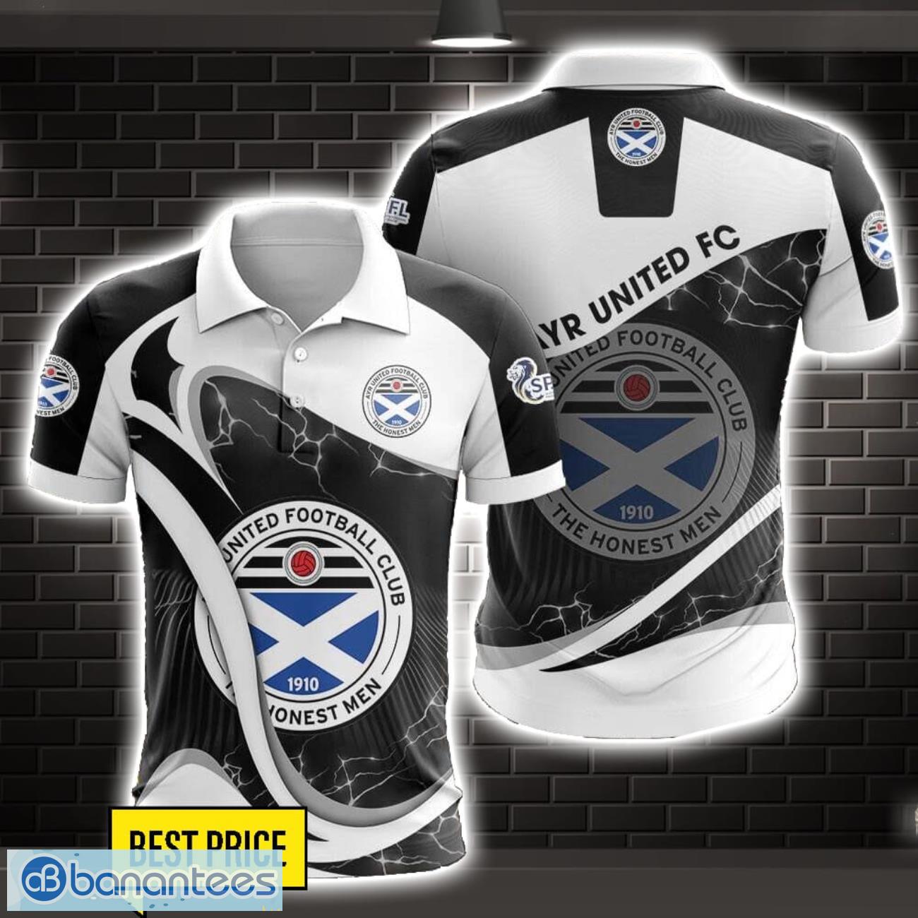 ayr united fc 3d polo shirt special gift for fans holiday gift image Ayr United F.C. 3D Polo Shirt Special Gift For Fans Holiday Gift Product Photo 1