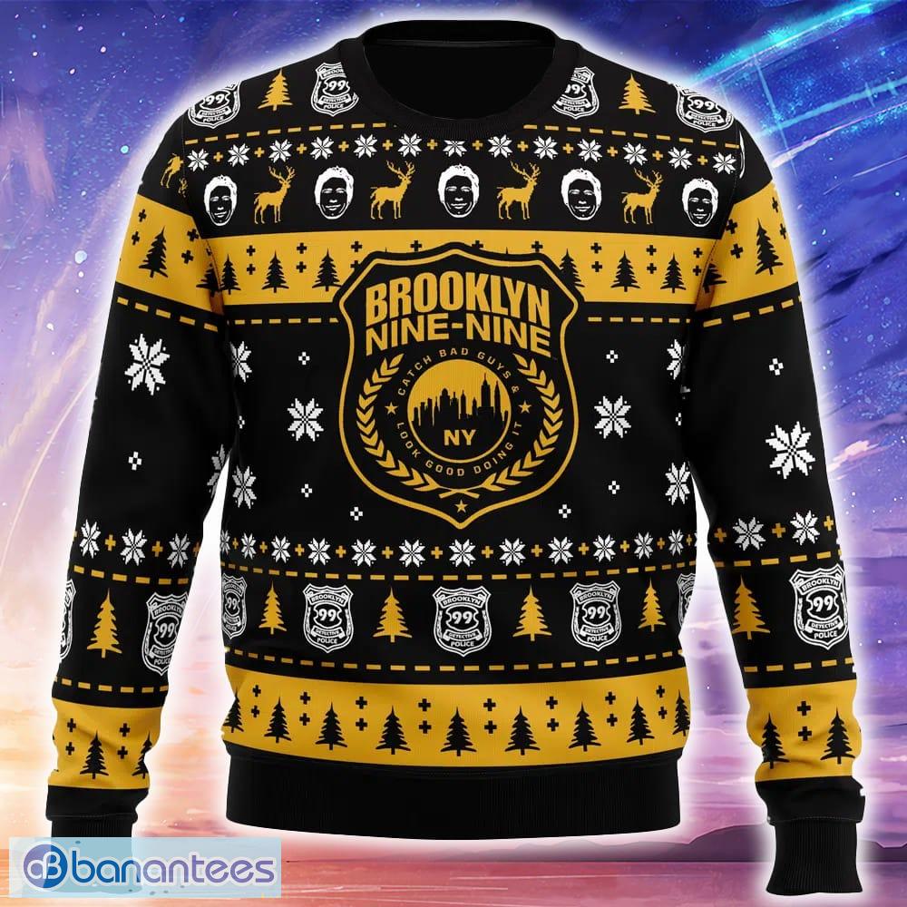 b99 brooklyn nine nine ugly christmas sweater trending holidays for men women fans image B99 Brooklyn Nine-Nine Ugly Christmas Sweater Trending Holidays For Men Women Fans - B99 Brooklyn Nine-Nine Ugly Christmas Sweater_1