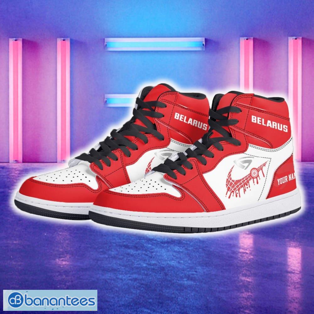 belarus car air jordan 1 hightop shoes new for fans gift aj1 sneaker custom name 1 image Belarus Car Air Jordan 1 Hightop Shoes New For Fans Gift AJ1 Sneaker Custom Name - Belarus Air Jordan 1 Hightop Shoes_5