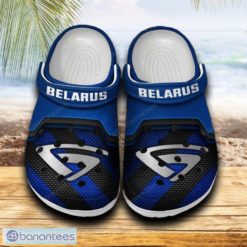 belarus car clog shoes blue color new gift for fans custom name image Belarus Car Clog Shoes Blue Color New Gift For Fans Custom Name - Belarus Car Clog Shoes Blue Color New Gift For Fans Custom Name