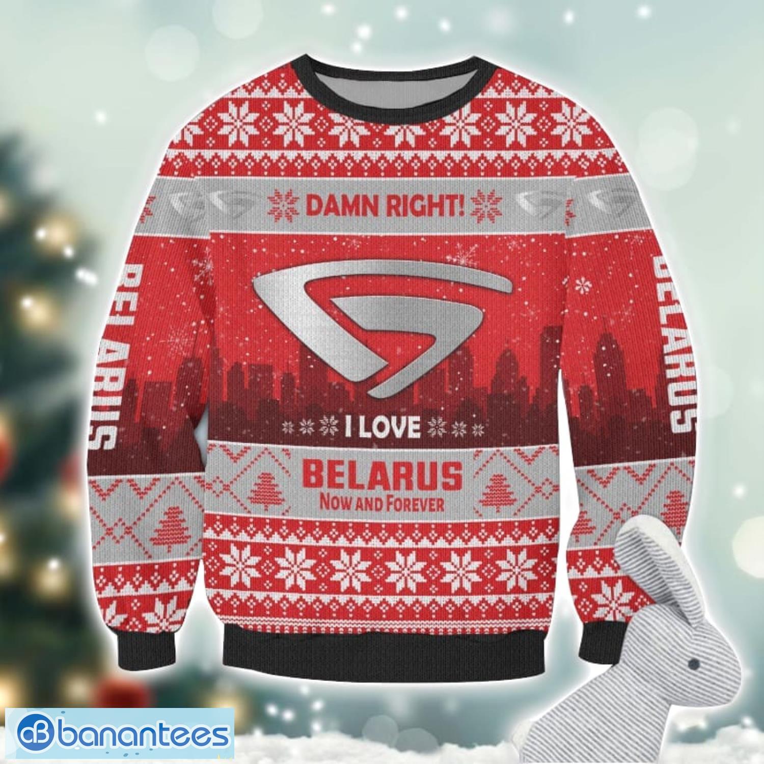 belarus damn right i lover belarus now and forever 3d ugly christmas sweater christmas gift 1 image Belarus Damn Right I Lover Belarus Now And Forever 3D Ugly Christmas Sweater Christmas Gift Product Photo 2